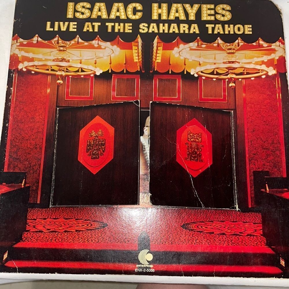 Isaac Hayes live at the Sahara Tahoe vinyl Records
